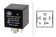 5WG 003 620-097 HELLA relé intervalu stierania/ostrekovania 5WG 003 620-097 HELLA