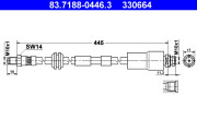 83.7188-0446.3 Brzdová hadice ATE