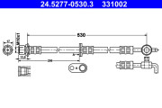 24.5277-0530.3 Brzdová hadice ATE