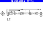24.5286-0601.3 Brzdová hadice ATE