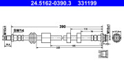24.5162-0390.3 Brzdová hadice ATE
