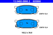 13.0460-5866.2 Brzdové destičky ATE