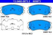 13.0460-5873.2 Brzdové destičky ATE