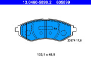 13.0460-5899.2 Brzdové destičky ATE