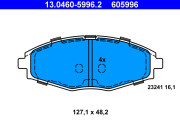 13.0460-5996.2 Brzdové destičky ATE