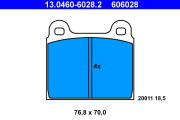 13.0460-6028.2 Brzdové destičky ATE