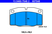 13.0460-7048.2 Brzdové destičky ATE