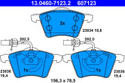 13.0460-7123.2 Brzdové destičky ATE