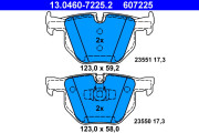 13.0460-7225.2 Brzdové destičky ATE