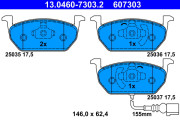 13.0460-7303.2 Brzdové destičky ATE