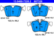 13.0460-7326.2 Brzdové destičky ATE