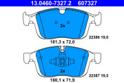 13.0460-7327.2 Brzdové destičky ATE