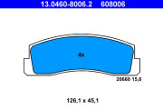 13.0460-8006.2 Brzdové destičky ATE