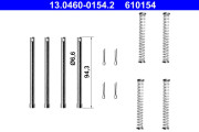 13.0460-0154.2 ATE sada príslużenstva oblożenia kotúčovej brzdy 13.0460-0154.2 ATE