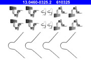 13.0460-0325.2 Sada příslušenství, obložení kotoučové brzdy ATE