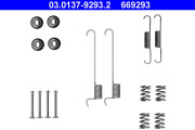 03.0137-9293.2 Sada příslušenství, parkovací brzdové čelisti ATE