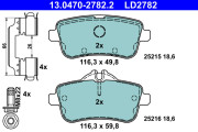 13.0470-2782.2 Brzdové destičky ATE Ceramic ATE