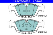 13.0470-5405.2 Brzdové destičky ATE Ceramic ATE