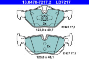 13.0470-7217.2 Brzdové destičky ATE Ceramic ATE