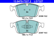 13.0470-7327.2 Brzdové destičky ATE Ceramic ATE