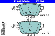 13.0470-9004.2 Brzdové destičky ATE Ceramic ATE