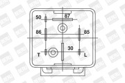 GR001 Relé, žhavicí systém BorgWarner (BERU)