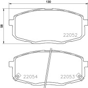 T2694 PAGID sada brzdových platničiek kotúčovej brzdy T2694 PAGID