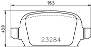 T5143 Sada brzdových destiček, kotoučová brzda PAGID