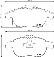 T1631 PAGID sada brzdových platničiek kotúčovej brzdy T1631 PAGID