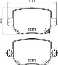 T2917 PAGID sada brzdových platničiek kotúčovej brzdy T2917 PAGID