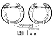 R1346 Sada brzdových čelistí Shoe Kit Pro PAGID