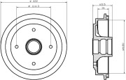 60509 Brzdový buben PAGID