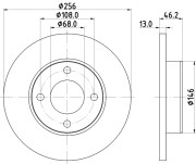 53903 Brzdový kotouč PAGID