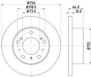 50902 Brzdový kotouč PAGID