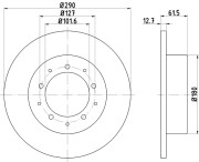 52902 Brzdový kotouč PAGID