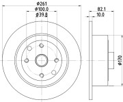 52407 Brzdový kotouč PAGID