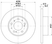 50903 Brzdový kotouč PAGID