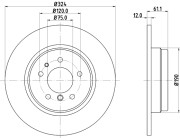 50416 Brzdový kotouč PAGID