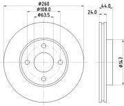 51030 Brzdový kotouč PAGID