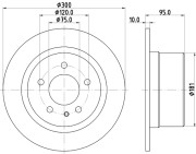 50438 Brzdový kotouč PAGID