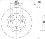 50432 Brzdový kotouč PAGID