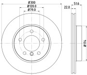 50448 PAGID brzdový kotúč 50448 PAGID