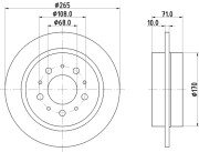 50261 Brzdový kotouč PAGID