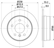 50274 PAGID brzdový kotúč 50274 PAGID