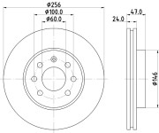 50291 Brzdový kotouč PAGID