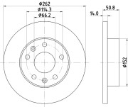 50294 Brzdový kotouč PAGID