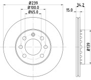 50313 Brzdový kotouč PAGID