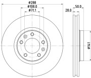 50329 Brzdový kotouč PAGID