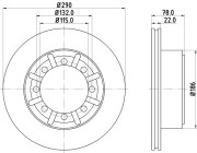 59176 Brzdový kotouč PAGID