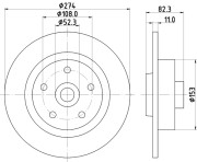 54191 Brzdový kotouč PAGID